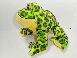 Ganz Webkinz Bullfrog Plush Stuffed Green Frog Animal HM114 NO CODE - Picture 1 of 12