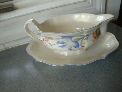 EX VILLEROY & BOCH РИВЬЕРА ФАРФОРА LUXEMBOURG ПОДЛОЖКА СОУС ЛОДКА - Изображение 1 из 4