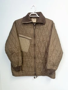 Vintage German Army Bundeswehr Parka Liner Cold Weather Quilted Jacket Large - Picture 1 of 11