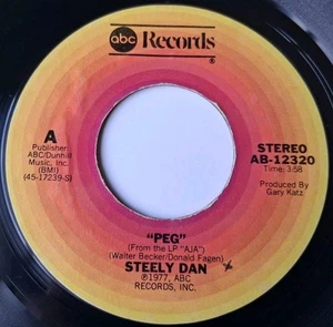 Steely Dan - Peg / I Got The News Vinyl 45 - 1977 ABC - Plays Great! - Picture 1 of 6