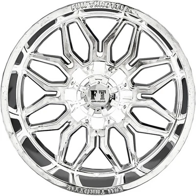 4 Wheels 20" FT9 20x10 6x135/6x139.7 Chrome -24ET 108.1CB (FT920101213513924CH) - Image 1 of 3