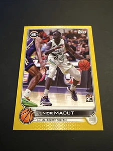 2022-23 Topps NBL  Junior Madut #76 Gold Parallel /50 - Picture 1 of 10