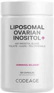 Codeage Liposomal Ovarian Inositol+ Supplement - Myo-Inositol & D-Chiro-Inosi... - Picture 1 of 9