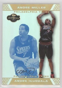 2007-08 Topps co-firmatari oro lamina blu /5 Andre Iguodala Andre Miller #18 - Foto 1 di 3