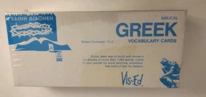 Tarjetas de vocabulario bíblico griego Vis-Ed 1979 de colección Robert Gromacki más de 1000 palabras - Imagen 1 de 2