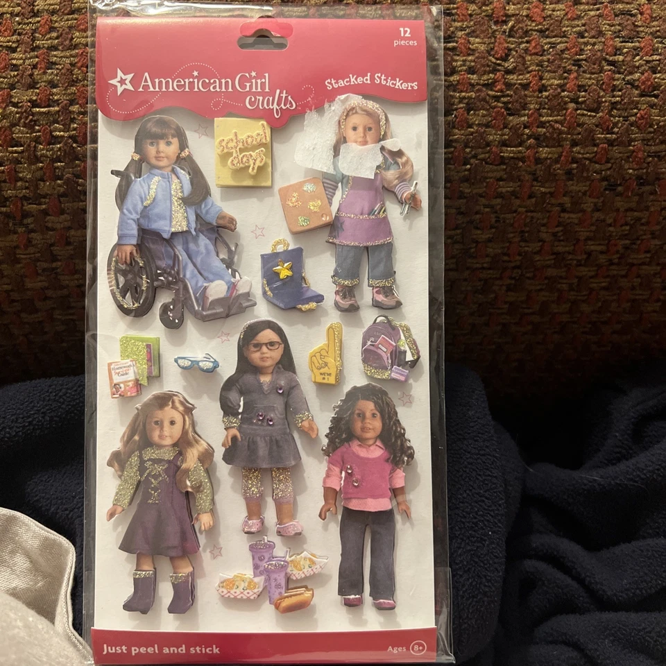 American Girls Crafts 3D Stacked Style And Sturdy Stickers - Image 1 of 1