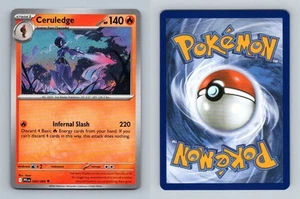 Ceruledge #020/094 Phantasmal Flames Uncommon Pokemon 2025 TCG Card - Picture 1 of 1