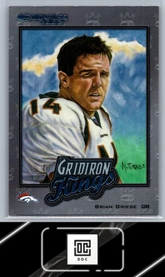 2002 Donruss #GK-9 Brian Griese Gridiron Kings #/2000 - Image 1 of 2
