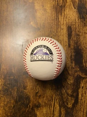 2 Baseballs- Colorado Rockies 1995 Season Baseballs - Rockies Vs Yankees Rematch - Image 1 of 4
