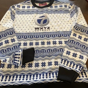 WXYZ - Detroit Television - Ugly Christmas Sweater MEDIUM - Bild 1 von 5