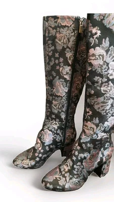 Kenneth Cole Reaction Time To Step Boots Woman's Size 10M Floral Multi Color  - Image 1 of 4