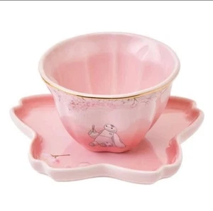 Tokyo Disney Store Baymax Cup Saucer Set - JAPAN NEW Sakura Pink 2025 - Picture 1 of 9