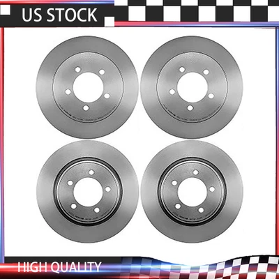 Комплект передних и задних оригинальных тормозных дисков с покрытием Brembo для 2006-2010 Mercury Mountaineer - Изображение 1 из 4