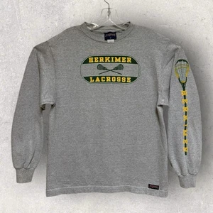 Vintage 90’s Herkimer Lacrosse Long Sleeve JanSport T Shirt Small 21”x27” - Picture 1 of 7