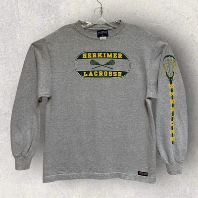 Vintage 90’s Herkimer Lacrosse Long Sleeve JanSport T Shirt Small 21”x27” - Image 1 of 4