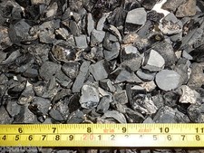 Black Indochinite Tektite Stone 0.5 to 15 gram size Cut & Broken pcs 10 Kg Lot