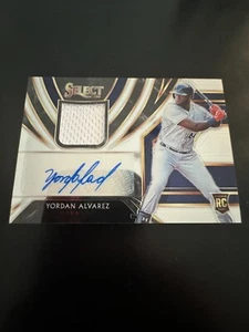 2020 Panini Select Yordan Alvarez Auto Patch /209 ASTROS RPA RC - Picture 1 of 2