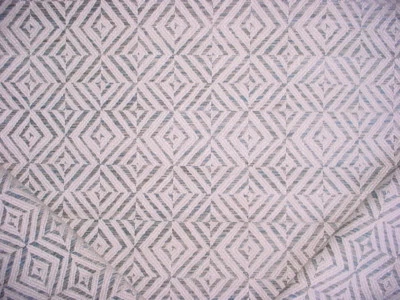 1-1/8Y F Schumacher 72150 Jubilee Sky Blue Chevron Chenille Upholstery Fabric - Image 1 of 4