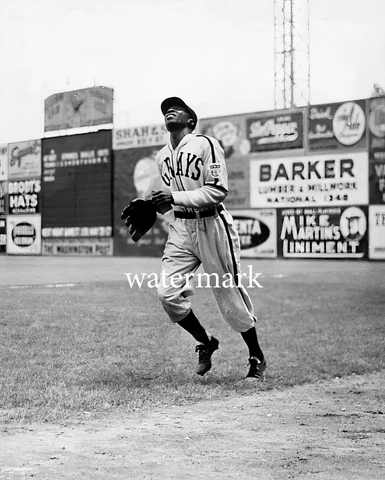 James Thomas "Cool Papa" Bell -  Homestead Grays, 8x10 B&W Photo Cover