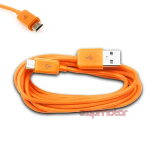 50X 3FT MICRO USB DATA SYNC CHARGER CABLE ORANGE DROID HTC EVO ONE NEXUS KINDLE - Picture 1 of 1