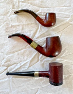 Lot 3 Vintage Smoking Pipes Diplomat Kaywoodie PUP K B&B Triangle Bakelite - Picture 1 of 12