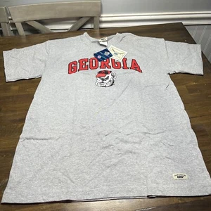 Vintage Georgia Bulldogs Oarsman T Shirt NWT Ncaa Spell out New Medium New - Picture 1 of 9