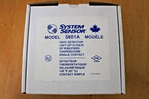 System Sensor 5601A – Heat Detector 57c/135f ROR/Fixed Temp Single Contact - Bild 1 von 11