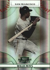 2008 (GIANTS) Donruss Threads Century Proof Green #42 Willie Mays /250