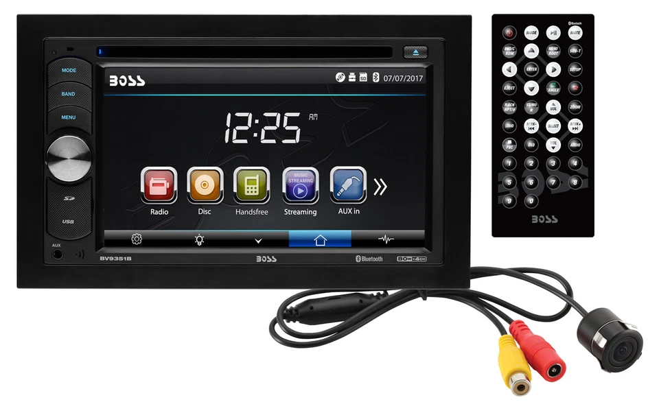 Boss BVB9351RC 2-DIN Car In-Dash DVD Bluetooth Receiver w/ 6.2" Touchscreen - Image 1 of 1