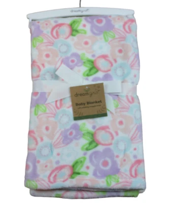 Dreamgro Manta Bebé Flor Floral Vellón Infantil Niñas Rosa Púrpura Azul Nueva con Etiquetas Foto 1 de 4