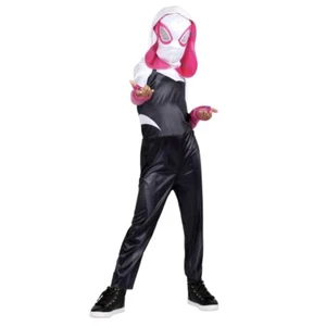 MARVEL Spider-Man SPIDER-GWEN Jumpsuit Costume Cosplay Child Large L 12-14 NEW - Picture 1 of 8