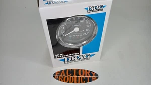 DRAG SPECIALTIES Black Speedometer With Indicator Lights KM 2210-0207 - Bild 1 von 2