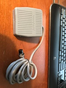 2m Cable Foot Switch Power Pedal Momentary SPDT NONC 10A 250V TFS-201 Metal Base - Picture 1 of 2