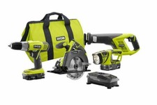 Ryobi 18 volts Power Tool Kit (4 Tools)