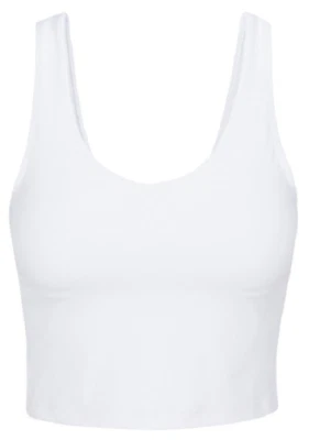 Natural Uniforms Women’s Longline Wirefree Padded Medium Support Sports Bra 6150 - Image 1 of 4