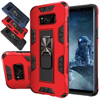 For Samsung Galaxy S8 / S8 Plus Case Kickstand Shockproof Armor Hard Cover - Image 1 of 4