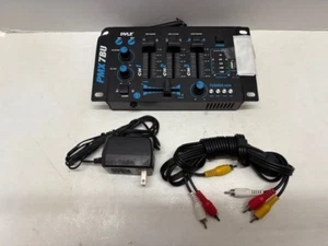 Pyle PMX7BU 3-Channel Bluetooth DJ Soundboard PMP3 Audio Mixer - Picture 1 of 12