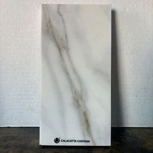 Q+ From MSI Calacatta Castana Pure Natural Quartz Sample QAU23 10”x5” - Picture 1 of 12