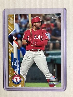 2020 Topps #403- JOSE TREVINO Gold Star SP - Image 1 of 2