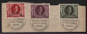 ✔️ GERMANY 3. Reich SONDERSTEMPEL PART OF COVER - Imagen 1 de 1