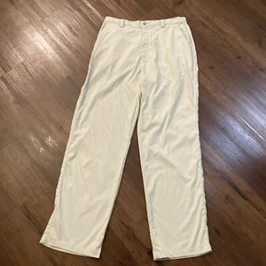 Adidas Golf Pants Mens 34x33 Performance Active Chino Khakis - Picture 1 of 11