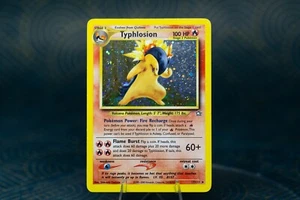Pokemon TCG Typhlosion 17/111 Neo Genesis Holo - Picture 1 of 9