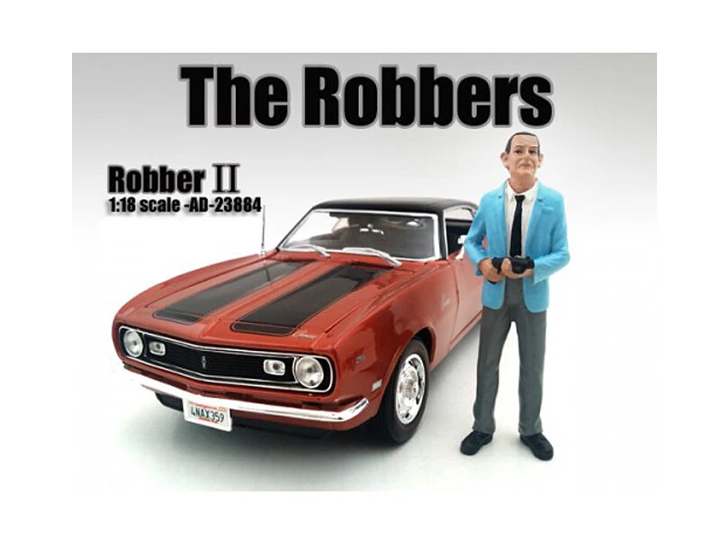 The Robbers Robber II Figure 1/18 Scale Model Diecast CARZ Diorama - Image 1 of 1