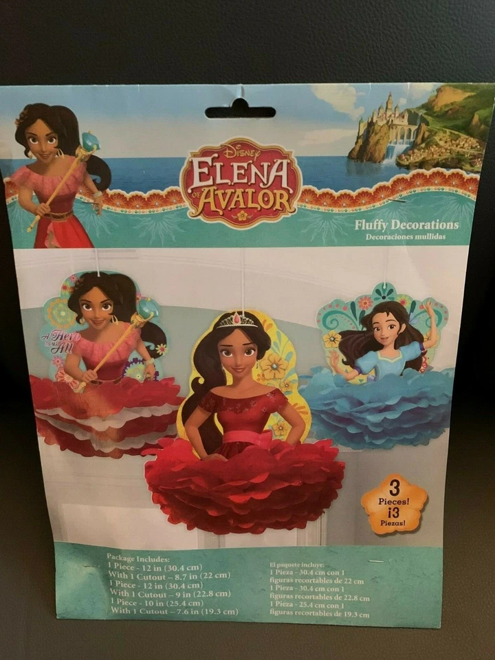 New Disney Elena of Avalor Birthday Party Supplies Tableware & Decorations - Image 1 of 1