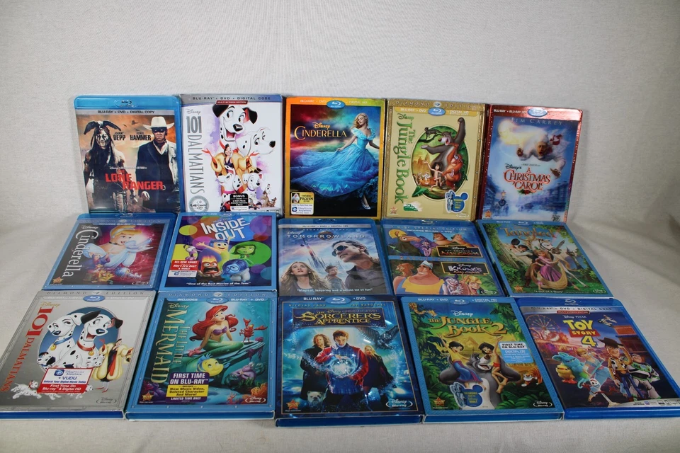 BLU-RAY You Pick Choose Lot Disney Slipcovers Princess 3D Limited Diamond - Image 1 of 1