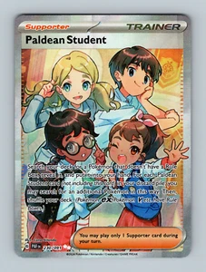 Pokemon TCG - Paldean Fates - Paldean Student - 230/091 - Full Art C2 - Bild 1 von 2