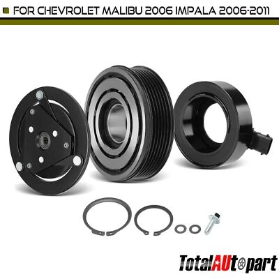 Kit de embrague compresor de aire acondicionado para Chevrolet Impala 2006-2011 Malibu Monte Carlo Foto 1 de 4