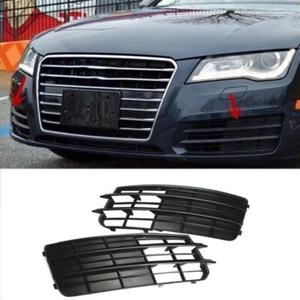 Par de cubiertas de rejilla de faros antiniebla inferiores para parachoques delantero para Audi A7 2012-2015 - Imagen 1 de 7
