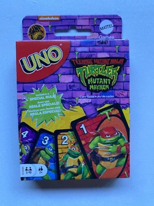 UNO Card Game - *TEENAGE MUTANT NINJA TURTLES MAYHEM* for 2-10 players NEW! 7+ - Picture 1 of 2