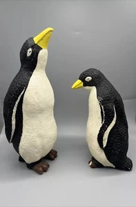 Lloyd Bryan 1971 SET of 2 signed Sculptures Figures of Penguins MCM Mid Century - Picture 1 of 24